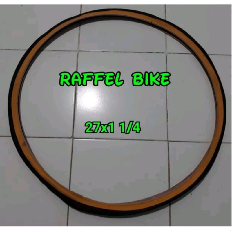 Termurah. Ban luar Swallow 27x1 1/4 coklat. Ban luar sepeda balap jadul. Ban luar 27 balap. Ban luar