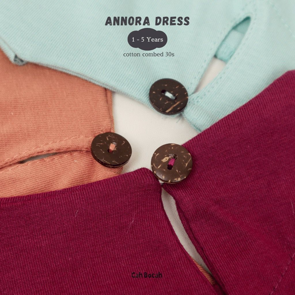Cah Bocah Anora Dress / Annora Baju Anak Perempuan