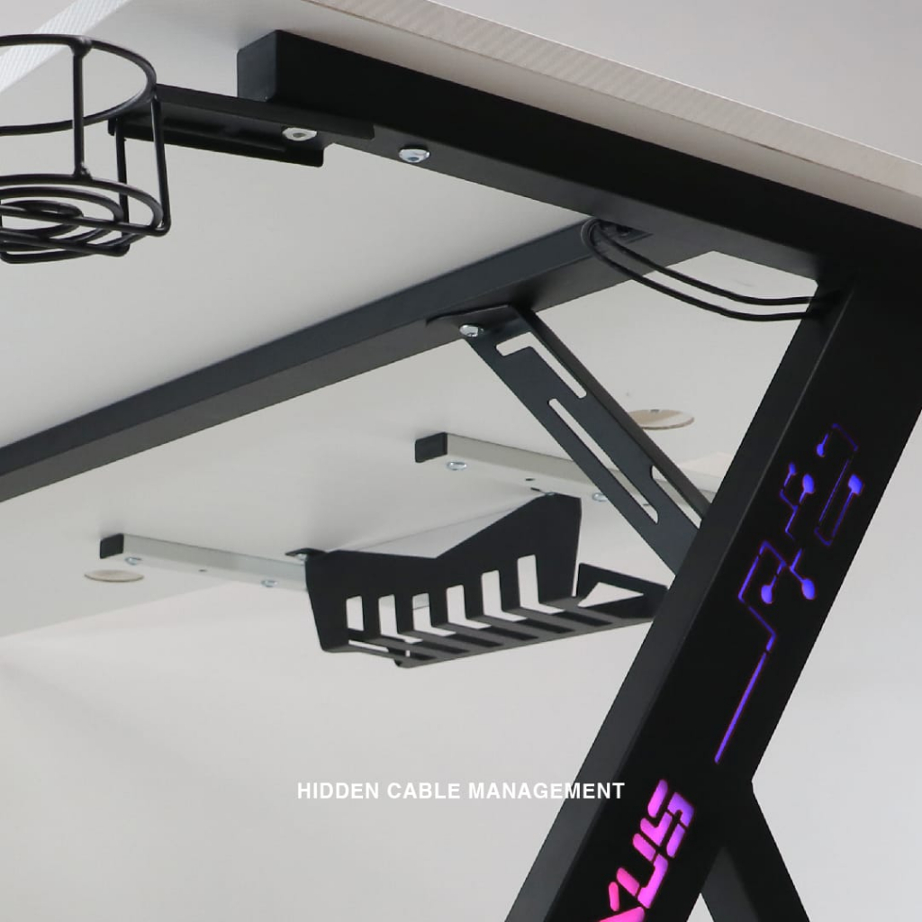 Rexus Gala RXD-140 RGB LED Gaming Desk RXD140 Meja Gaming