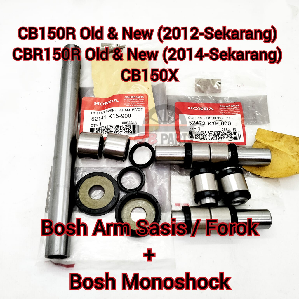 Paket Bosh Monoshock + Arm sasis fork Honda CB150R CBR150R K15 kualitas original asli ori mono sok f