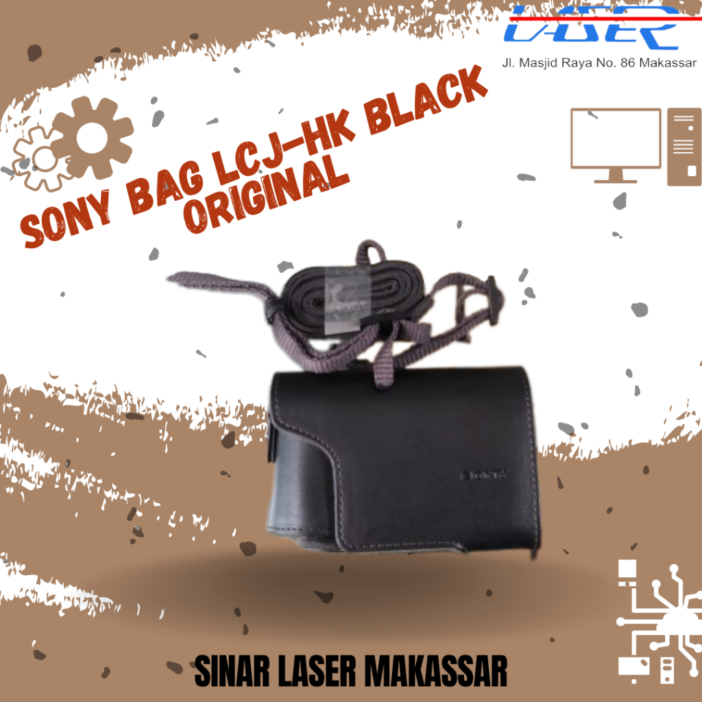 TAS KAMERA SONY BAG BLACK ORIGINAL / CASE KAMERA SONY