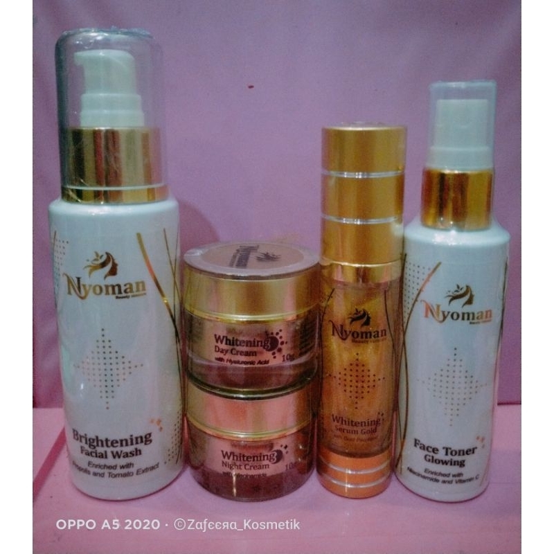 [FREE GIFT] NYOMAN GLOWING STRONG | NYOMAN SKINCARE PAKET GOLD KEMASAN LAMA ORI