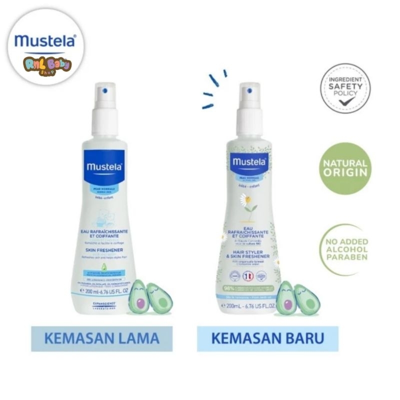 Mustela Hair Styler &amp; Skin Freshener 200 ml - Spray Rambut &amp; Pewangi Bayi