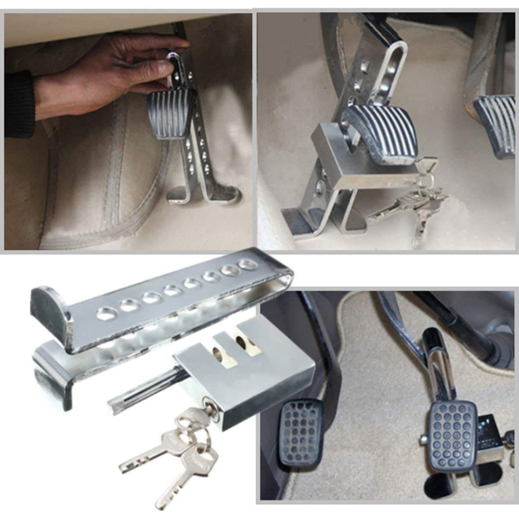 Kunci Stir Setir Kunci Pedal Mobil Anti Maling Leiqi Original Kunci Pengaman Pedal Mobil