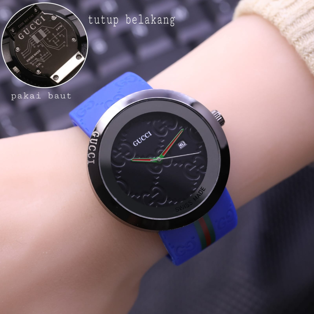 JAM TANGAN WANITA GC RUBBER ANTI AIR RESTOK MODEL COOL/ JAM TANGAN CEWEK CANTIK