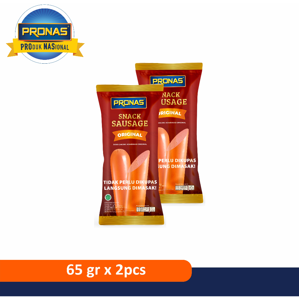 PRONAS Sosis Snack Kombinasi Original 65 gr Bundling 2pcs