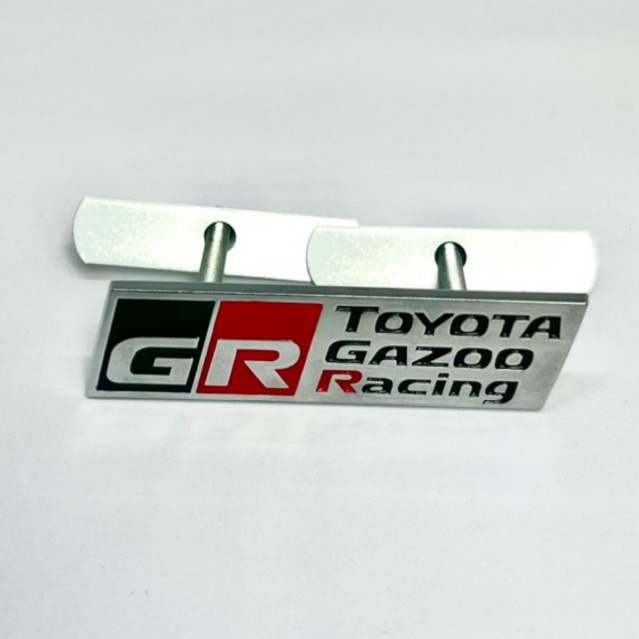 Logo Emblem Grill Mobil Depan GR sport racing 6,9cm