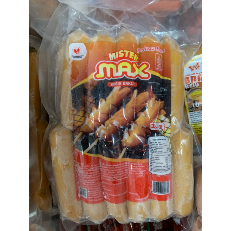 

MISTER MAX SOSIS BAKAR AYAM 500 GR GROSIR/KARTONAN