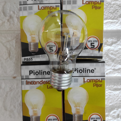 Beliajadulu88 Bohlam Pijar PIOLINE 5Watt 5 Watt Lampu Pijar PIOLINE 5W Super Hyper 5 - PS55