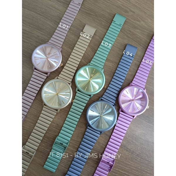 Jam Tangan Jimshoney kode JT 8151 JAM TANGAN JIMS HONEY WANITA ORIGINAL BRANDED JAM JIMS HONEY CEWEK