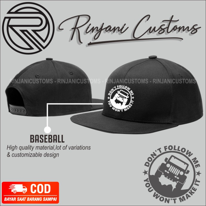 TOPI SNAPBACK JEEP - TOPI SNAPBACK MOBIL JEEP KEREN - TOPI SNAPBACK JEEP ALSTAR KEREN