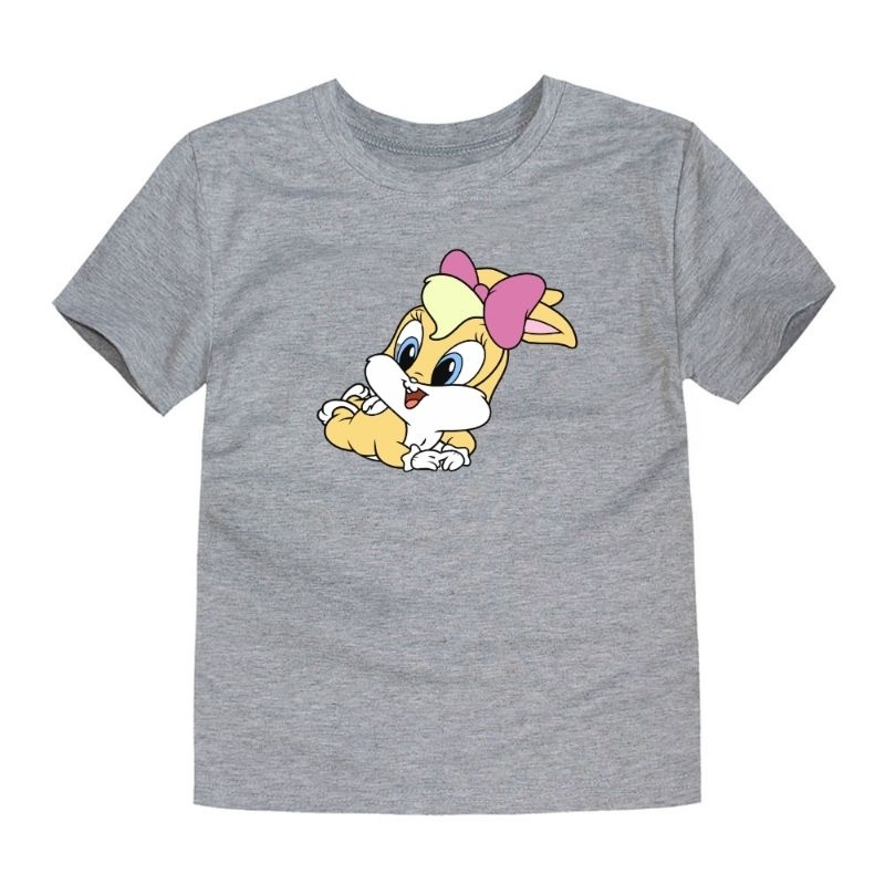Kaos Anak Bunny Girls Baju Anak Lengan Pendek Atasan Anak Perempuan Kaos Oblong Anak 2-16Th Cod