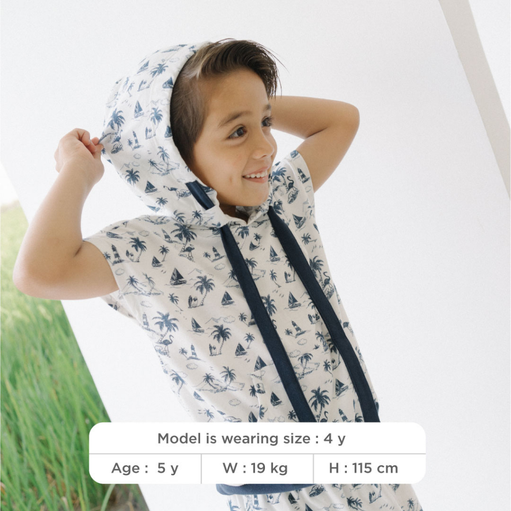 Little Palmerhaus - Summer Hoodie Set / Setelan Hoodie Anak