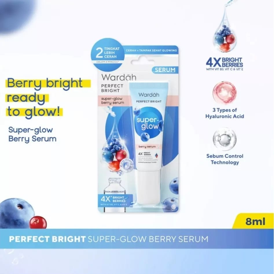 Wardah Perfect Bright Super-Glow Berry Serum 8ml