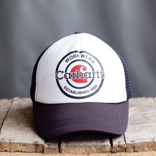 Vtg Carhartt mesh trucker hat