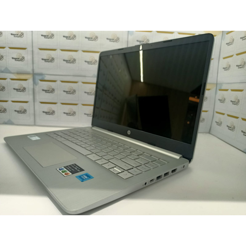 LAPTOP MURAH BARU HP 14S DQ3109TU INTEL CELERON N5000 8GB 256GB BACKLIGHT WINDOWS 11 OHS 2021