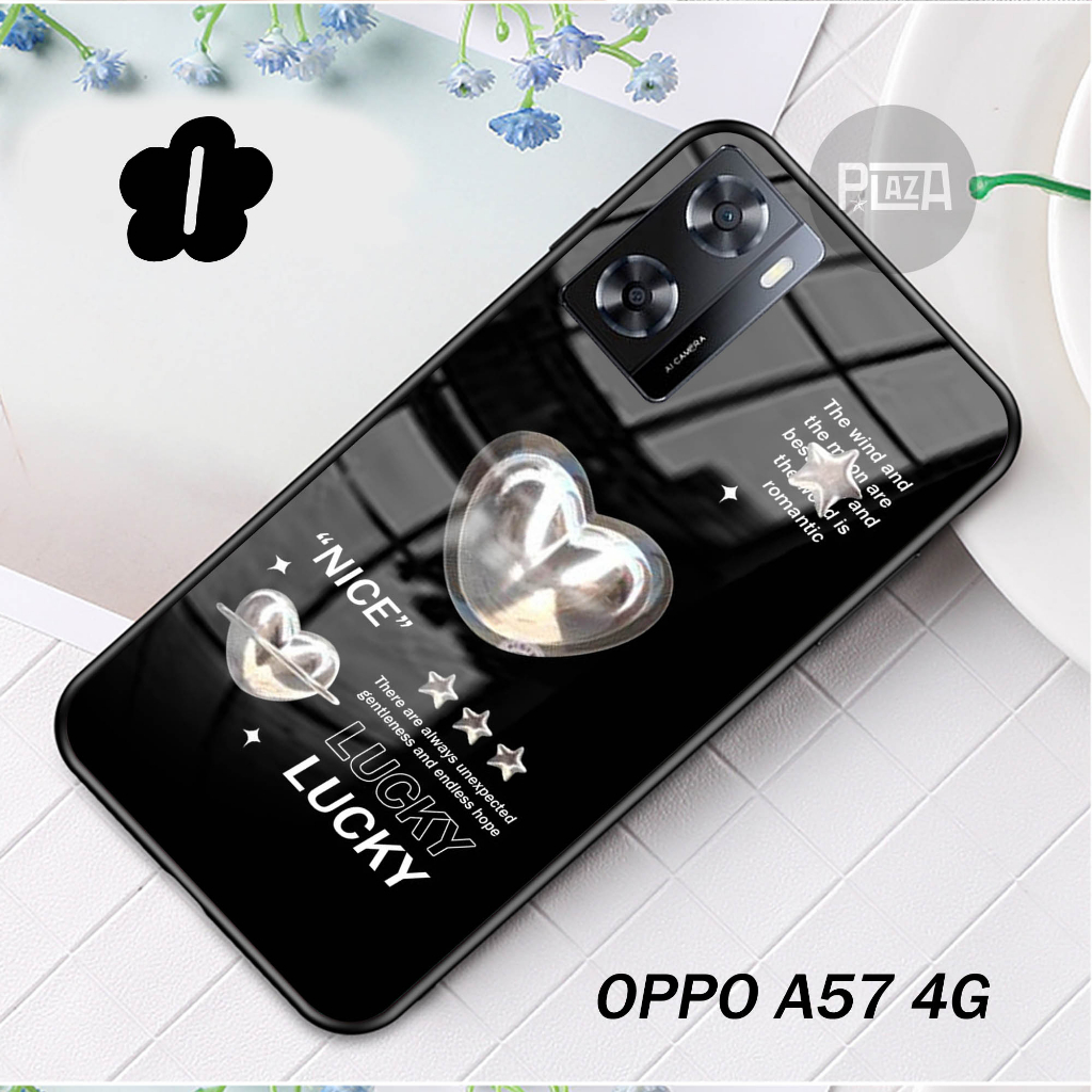 Softcase Glass [K120] for OPPO A57 4G Terbaru CAMERA PROTECT Casing Handphone-Pelindung Handphone