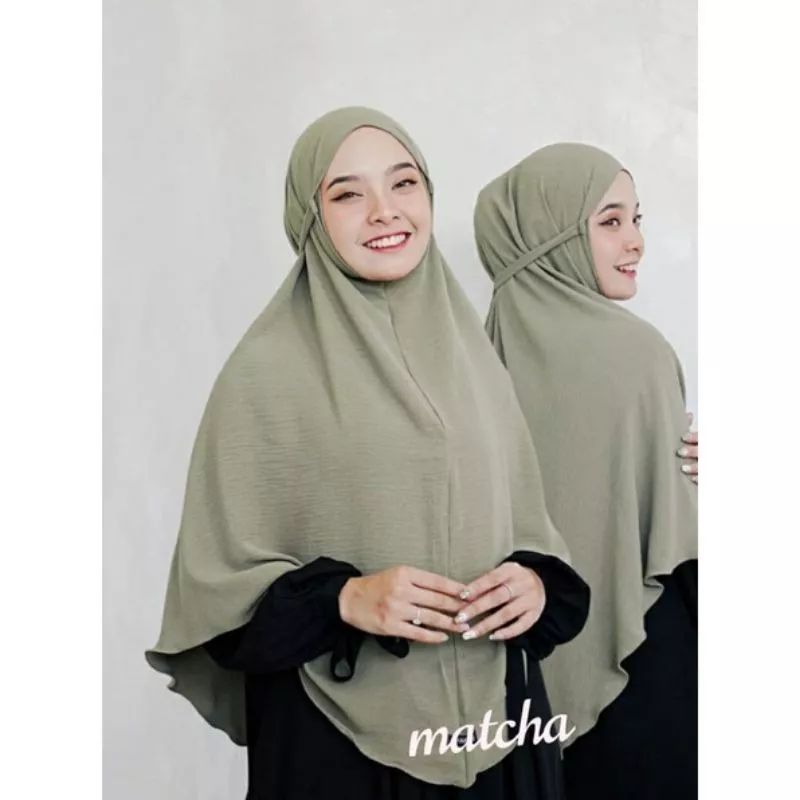BERGO CRINKLE AIRFLOW JUMBO / JILBAB BERGO CRINKLE AIRFLOW/KERUDUNG