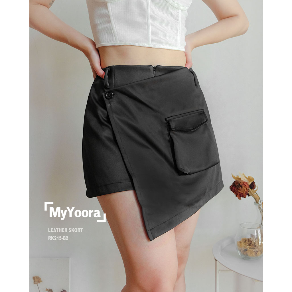 MyYoora Leather Skort RK215