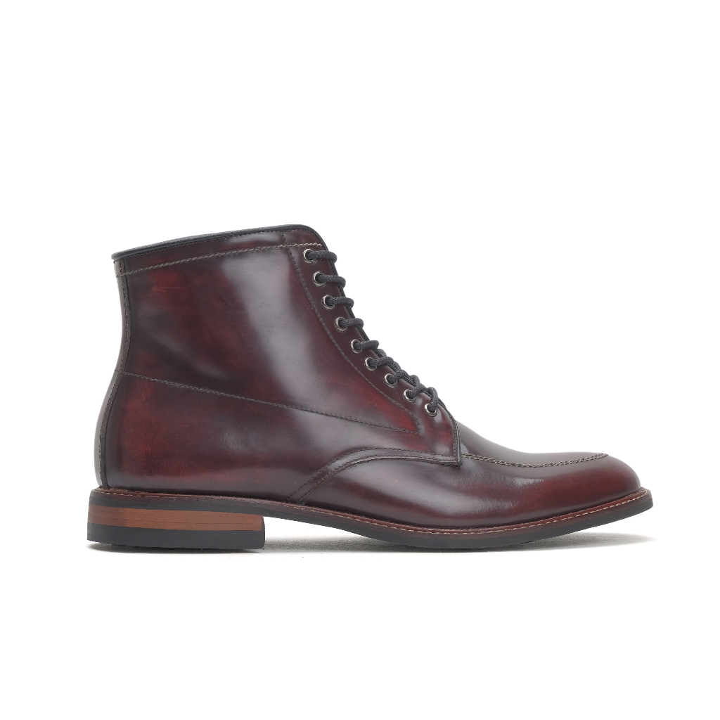 Koku Footwear Sepatu Boots Kulit - James Maroon