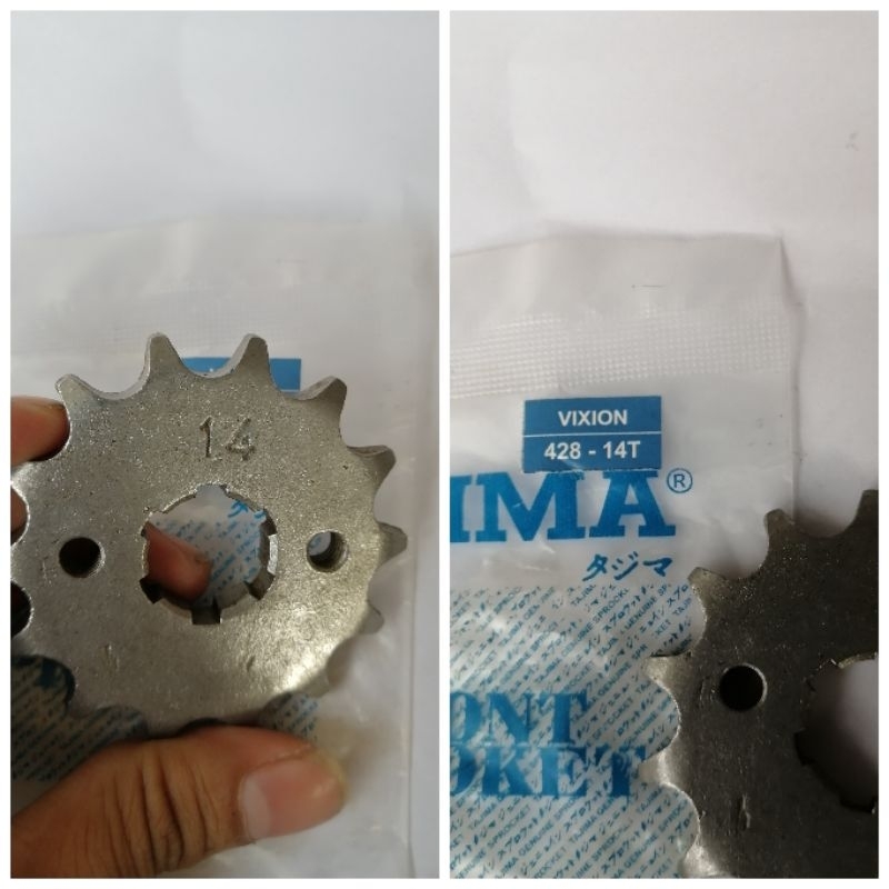 Gir gear depan vixion jupiter mx 13 14 15 16 tajima