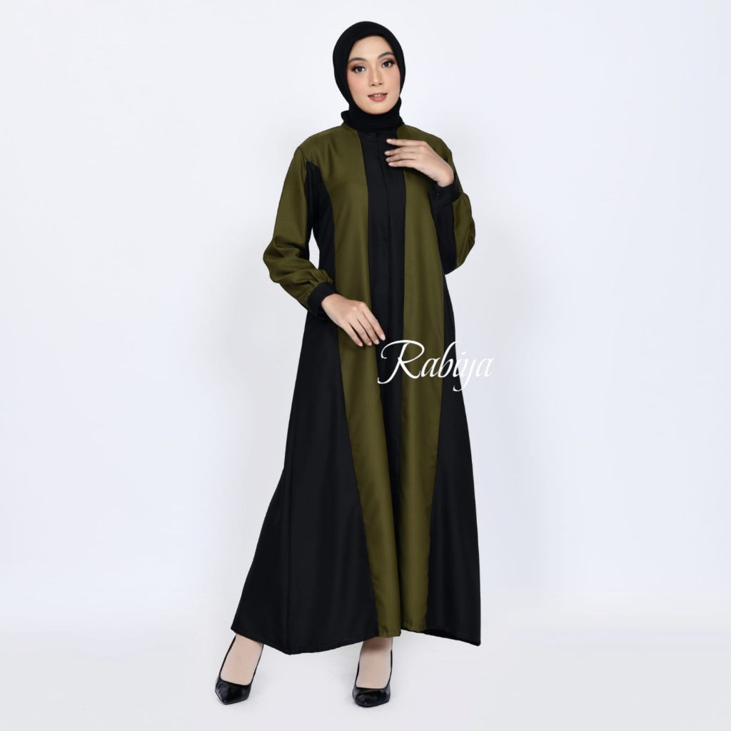 Gamis Jumbo Terbaru Baju Muslim Wanita Dress Gamis Busuhi Wudhu Frendy Kekinian Super Jumbo L XL XXL 3L 4L Lingkar Dada Up To 130 140