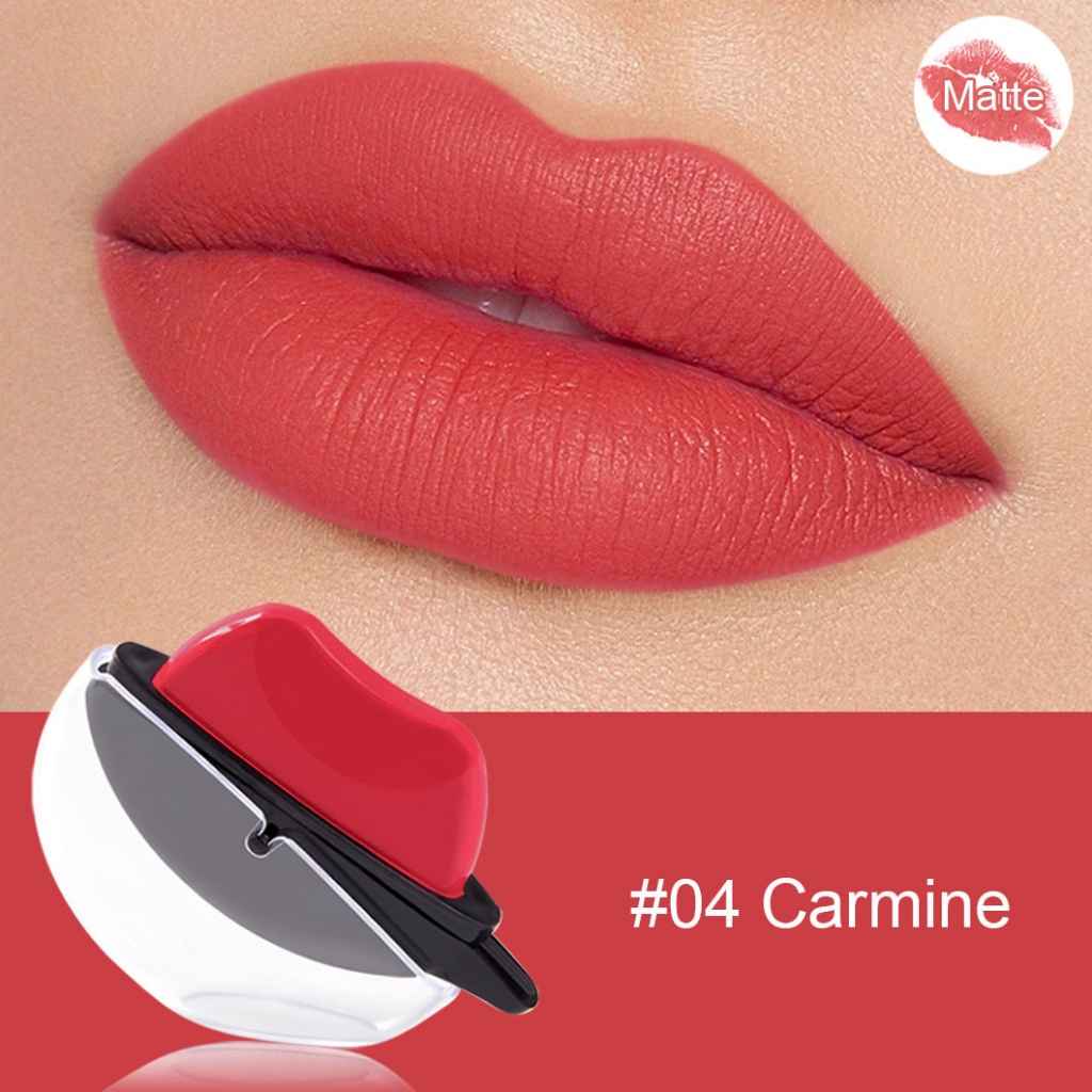 Amy's Diary Lazy Lips Lipstick Velvet Matte Lipstik Bentuk Bibir 6 Beauty Color Non Stick