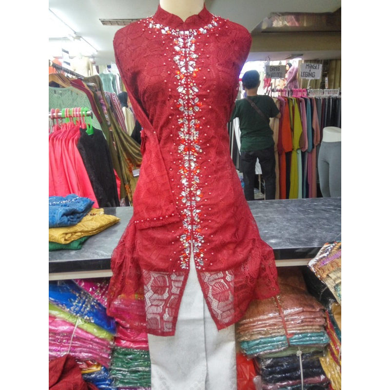 KEBAYA BRUKAT PAYET MEWAH AYNAYA // ATASAN KEBAYA MODERN