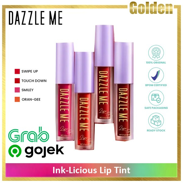 DAZZLE ME InkLicious / Ink Licious Lip Tint BPOM | Mattedorable Long Lasting Liptint Hyper Moisturizing Lip Stain Original