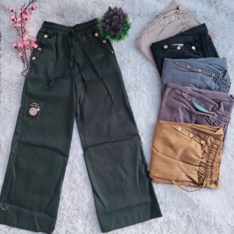 celana kulot anak perempuan 4_13 tahun  kulot katun anak  celana anak perempuan fashion anak kulot a