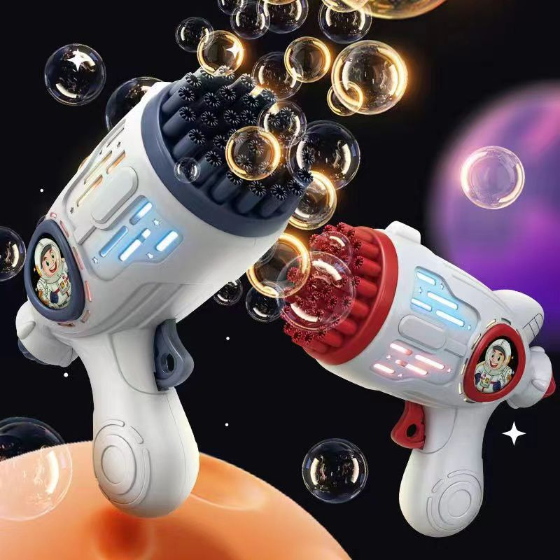 BiuBiu Mainan Bubble Gun Pistol Gelembung  Gatling Tembakan super Gelembung Rocket Launcher Pistol Gelembung Ribuan Gelembung Per Menit Cocok untuk pesta Anak-anak PROMO MITRA