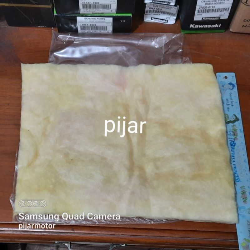 Glasswool Gasbul Peredam Suara Silencer Knalpot Kuning