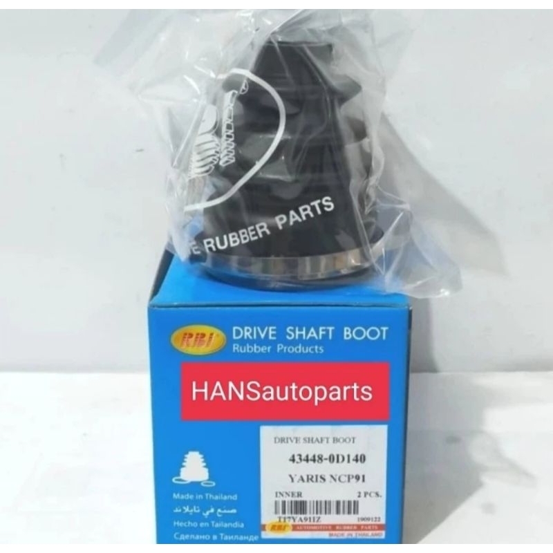 boot CV joint kokel kopel dalam yaris bakpau merk rbi Thailand