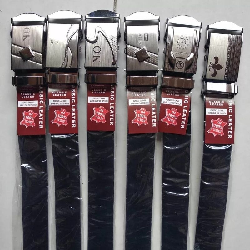 ikat pinggang sabuk pria dewasa jepit