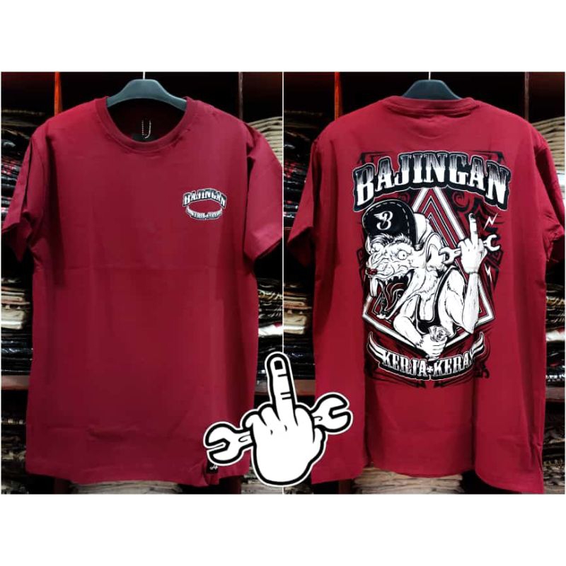 Kaos Bajingan Merch Original Tetap liar