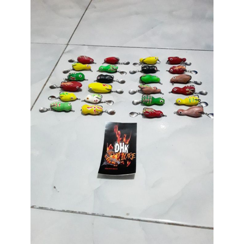 soft frog umpan casting gabus