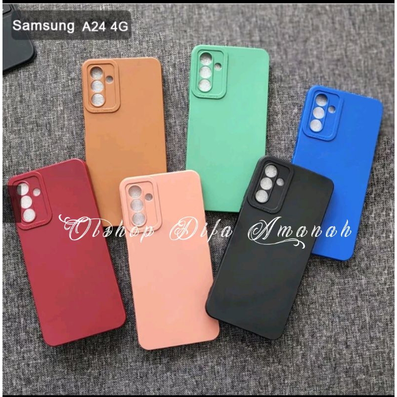 CASE SAMSUNG A24 4G A34 5G A54 5G SOFTCASE MACARON PRO CAMERA TERBARU SLIKON