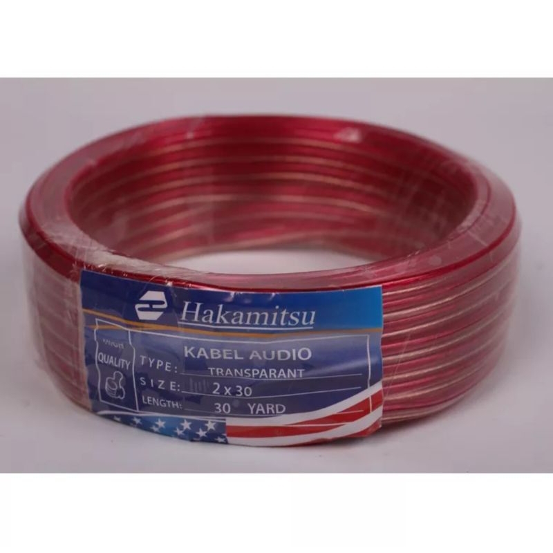 Kabel Listrik Kabel Audio Transparan 2x30 30 Yard