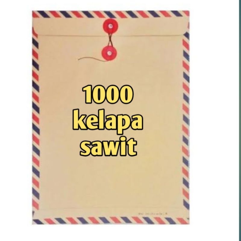 

amplop coklat + koin 1000