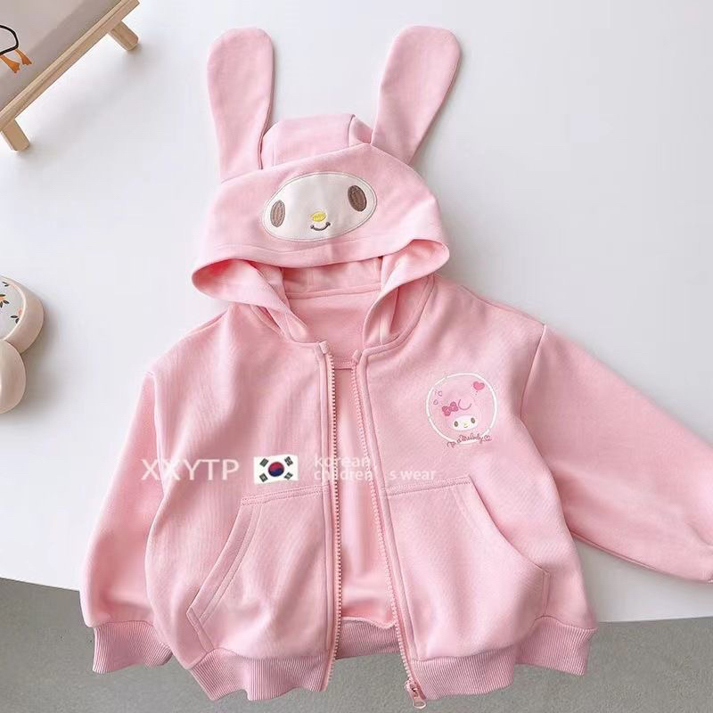 Jaket Anak Cinnamoroll Melody Kuromi pom purin