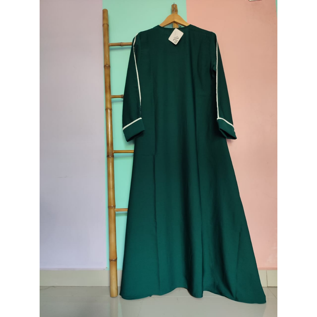 ABAYA MODIS META POLOS SIMPLE SYARI LIS PUTIH YORIS BY WAFDA CUTTING LOS BAJU MUSLIMAH META TURKEY SAUDI DUBAI CASUAL WANITA TERBARU LONG DRESS OOTD FASHION ECER GROSIR RESELLER DROPSHIP