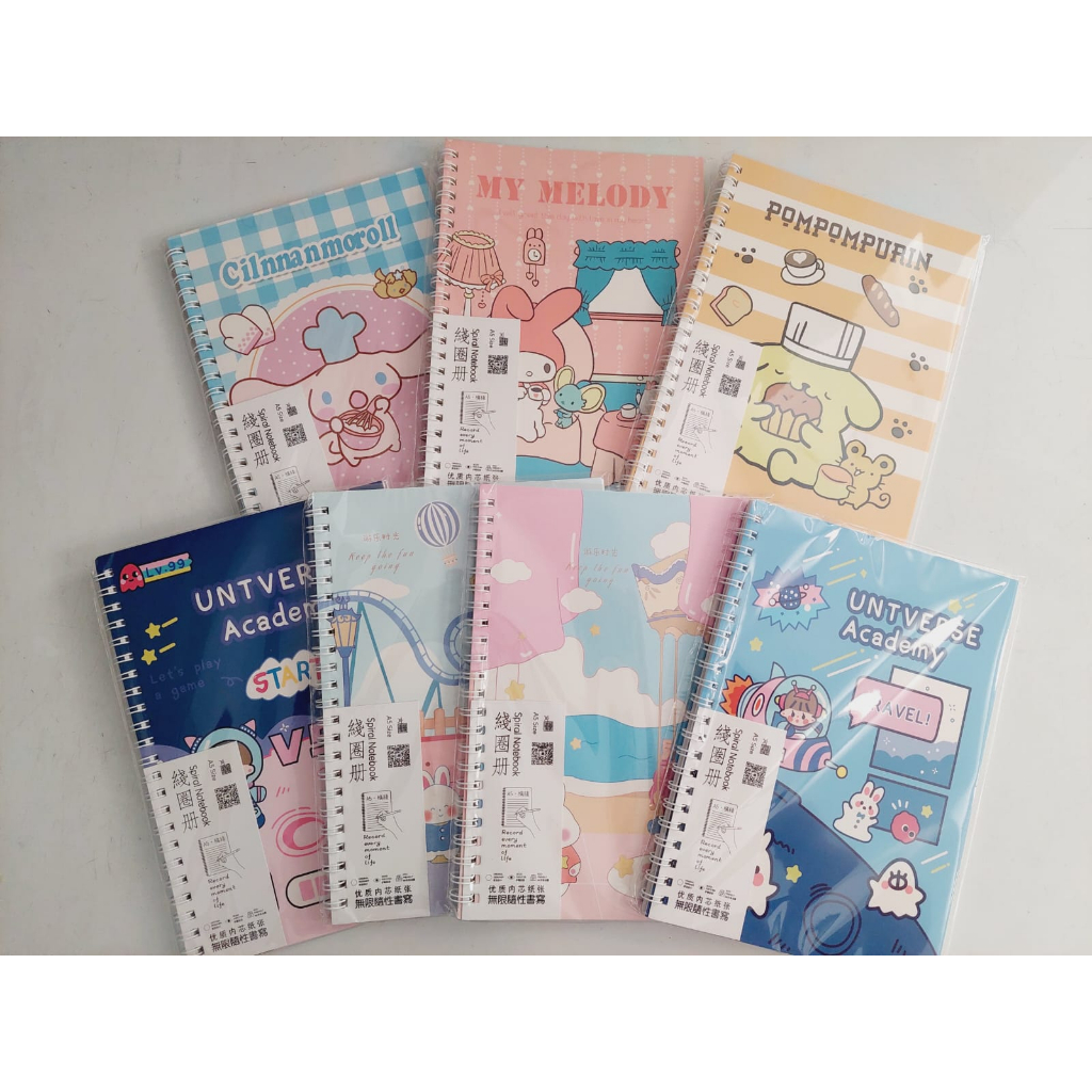 

NOTE BOOK SPIRAL A5 MOTIF GAMBAR LUCU-LUCU