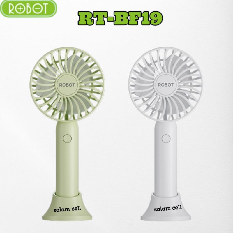 Kipas Mini ROBOT RT-BFS1 2.000mAh Usb Mini Fan Original Garansi Resmi