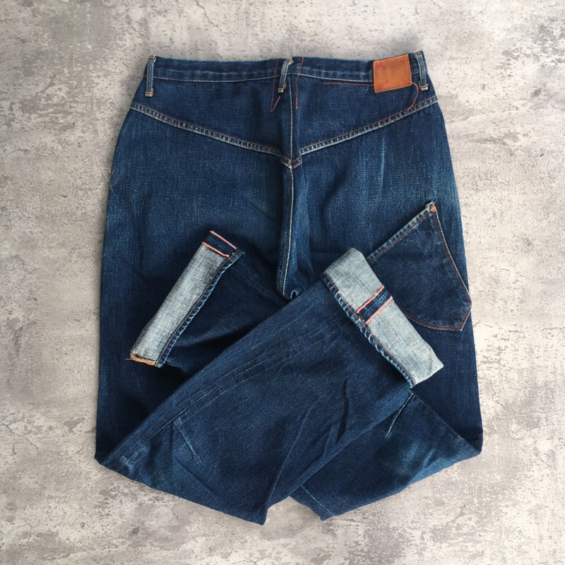 Celana Jean by Kato tool Project Selvedge Denim Long Pants sz30