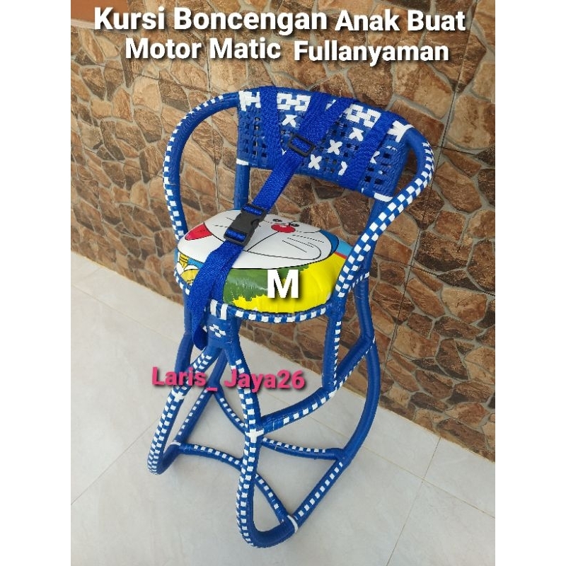 Boncengan Anak motor matic FULLANYAMAN free SABUK / Dudukan Anak Motor Matic / Kursi matic Anak Moto