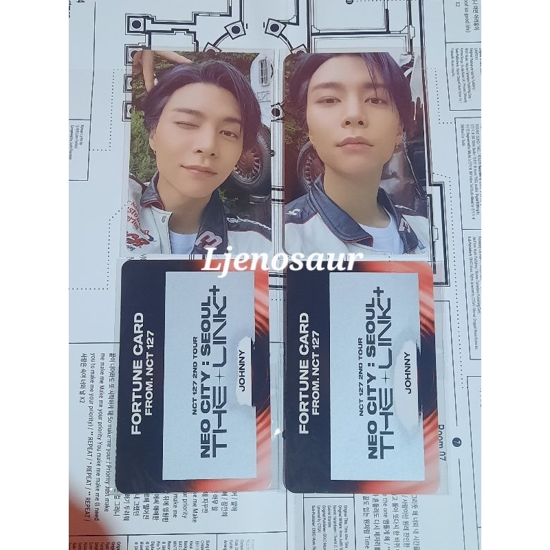 Johnny fortune scratch card selca the link + pc photocard