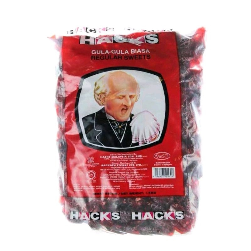 

100G VARIAN PERMEN HACKS ORIGINAL HACKS BLACKCURRANT HACKS LEMON HACK