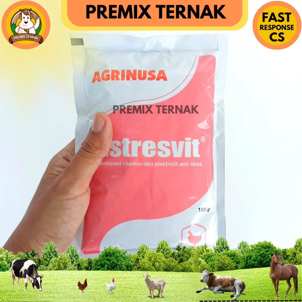 ASTRESVIT 100 gram - Kombinasi Vitamin dan Elektrolit untuk Anti Stres Ayam Bebek