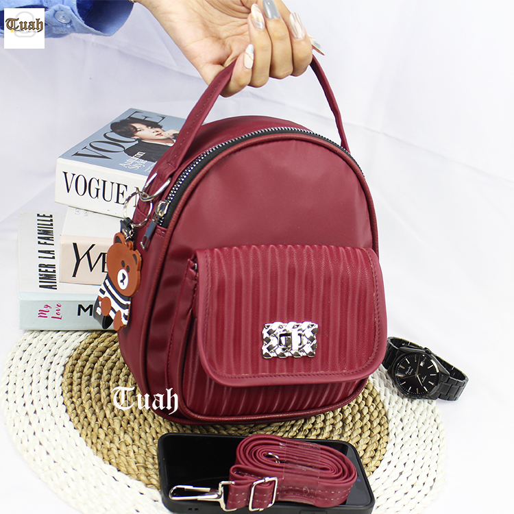 TUAH SLIMBAGS IW 48 / Tas Selempang Wanita / HARGA GROSIR / Salur 3 in 1 Series High quality / Tas Jinjing Wanita/ Ransel mini wanita / Tas wanita Terbaru Kekinian &amp; Terlaris/ Tas Wanita Koreaan Style