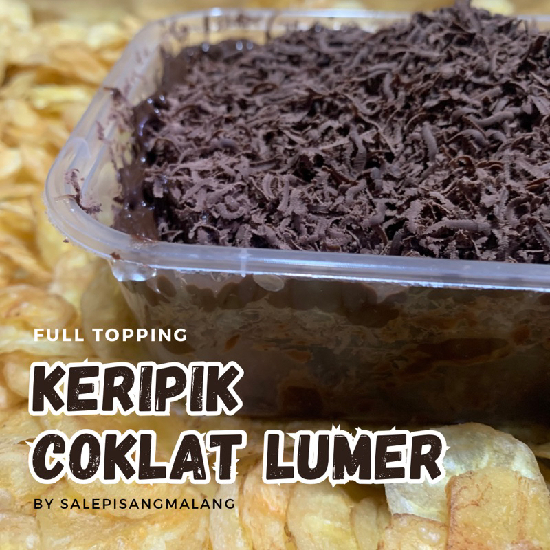 

Keripik Pisang Coklat Lumer Berat 250 gr Camilan Keripik Coklat Melted